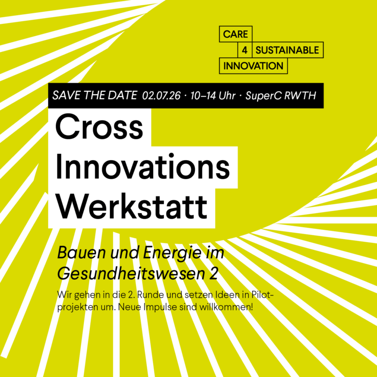 Flyer 6. Cross-Innovations Werkstatt: Bauen & Energie